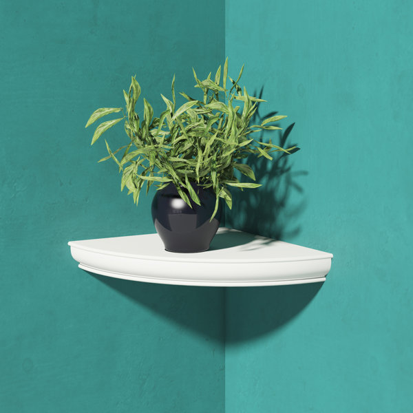 Furniture Home & Garden Home Corner Floating Shelf Solid Pine Led Wooden Handmade Wall With Lighting